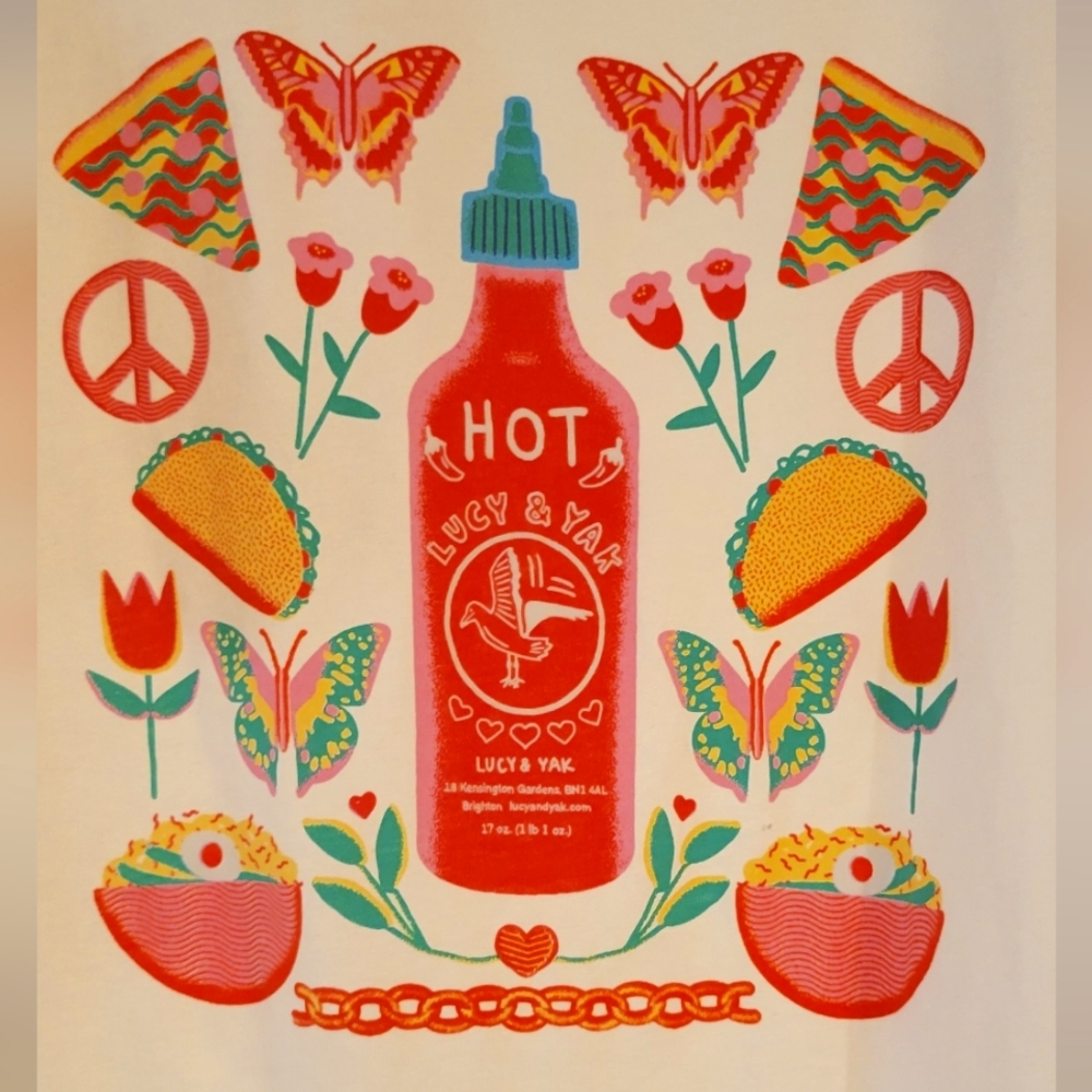 Lucy & Yak and Smelly Projects Sriracha Tee (2X)